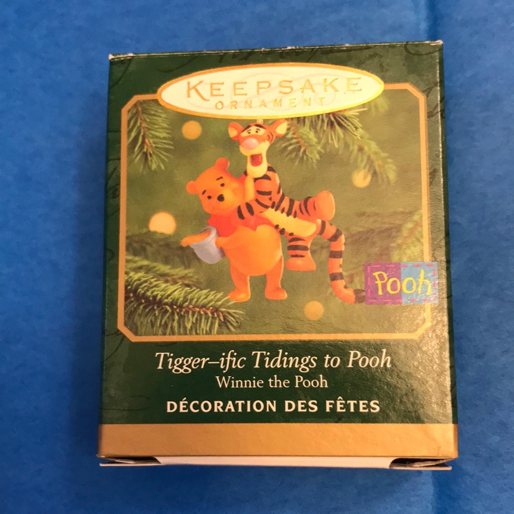Hallmark Keepsake Mini Ornament Tigerific! Tidings to Pooh! Year 2000 like new